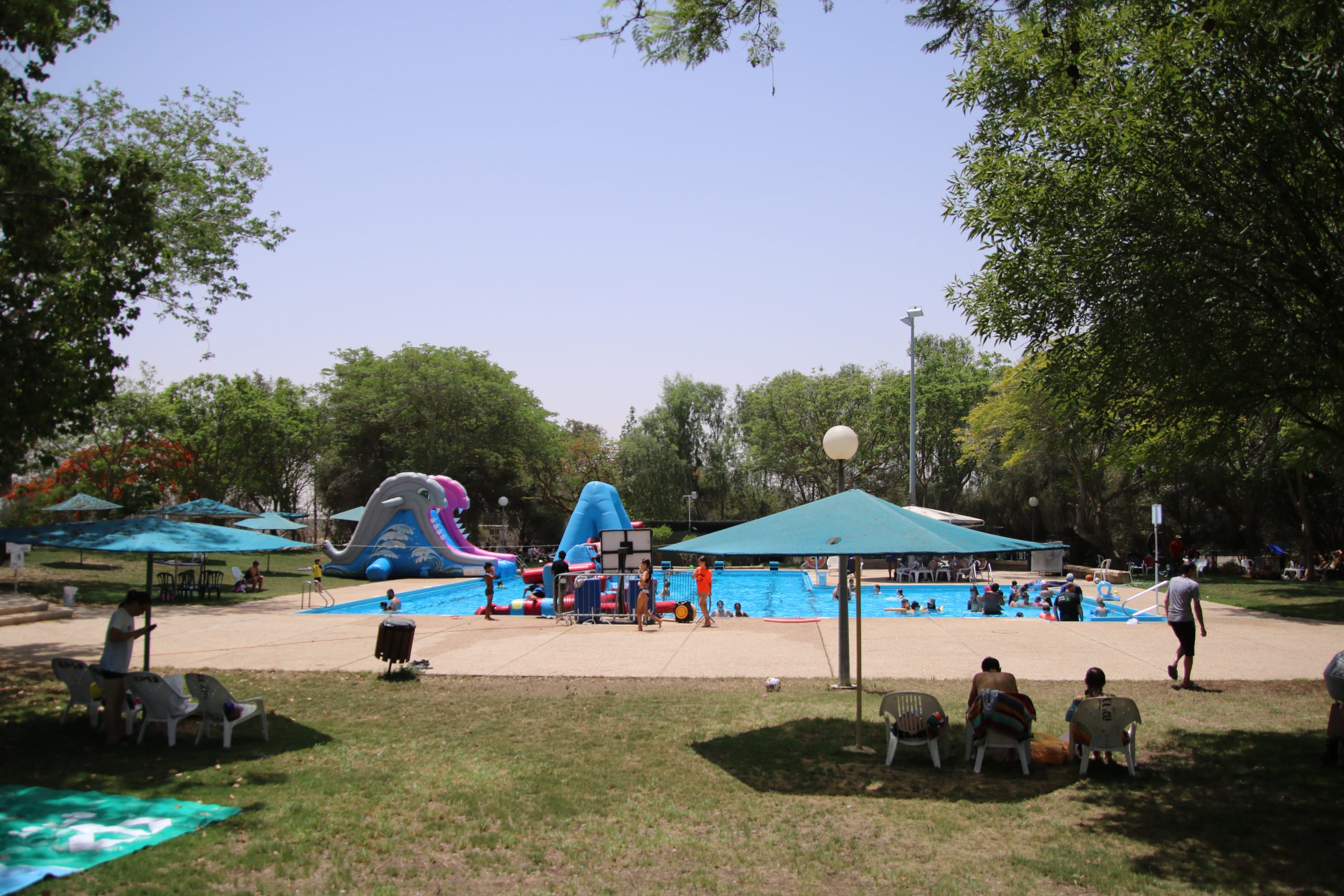 The pool at Kibbutz Sufa (Segevmatuf)