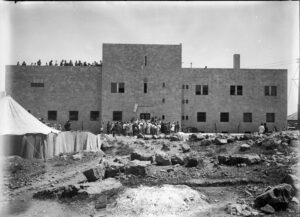 Inauguration of the KKL-JNF HQ, the National Institutions Building, Jerusalem. Yosef Schweig, May 16, 1930